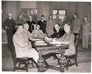 Leahy Prints: Military Leaders Mapping Out Tactics