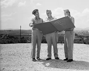 Panmunjom Prints: Military Men Discussing Maps
