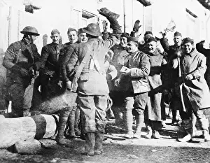 Armistice Prints: Military Men at Front, WWI Armistice