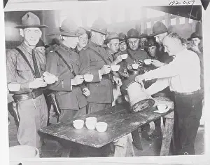 Coffee Prints: Military Officers Having Their Coffee Together