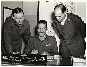 Benjamin O Prints: Military Officers Overlook Colonel's Work