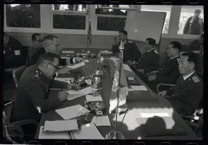 Smith Prints: Military Officials Sitting at Table