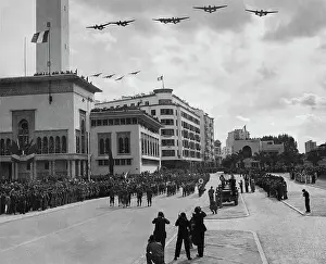 Military Parade And Fly-Past In Casablanca, Morocco