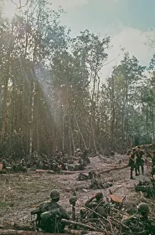 US Military Patrol, Vietnam War