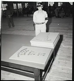 Military Police With Armistice Agreement