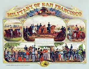 Horses Prints: Military of San Francisco