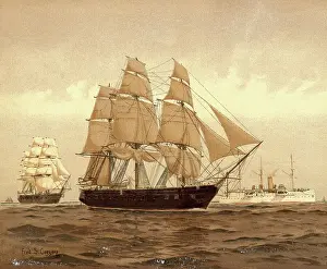 US Military Ships by Frederick S. Cozzens