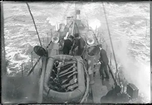 Military Vessel on Ocean Waters