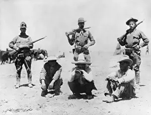 Militia Troops Guarding Raiders