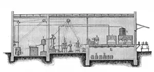 1880 Prints: Milk industry, separator machine