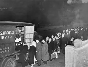 Milk Prints: Milk Being Sold to Poor at 11 Cents Per Quart