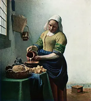 Milk Prints: The Milkmaid by Jan Vermeer