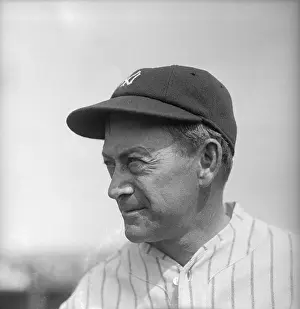 Miller Huggins Wearing a Cap