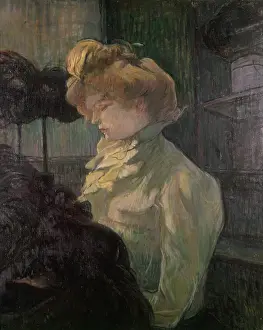 Sewing Prints: The milliner, by Henri de Toulouse-Lautrec