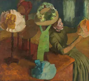 Edgar Germain Hilaire Degas Prints: The Millinery Shop