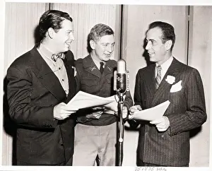 Milton Berle Humphrey Bogart and Charles Shea