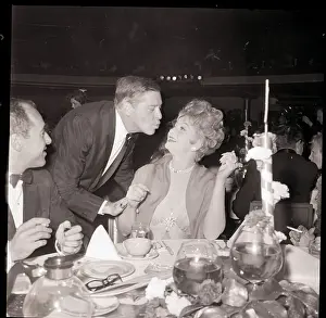 Milton Berle Kissing Lucille Ball