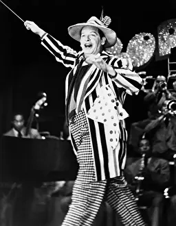 Stripes Prints: Milton Berle Performing on Television