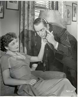 Chin Prints: Milton Berle Talking With A Woman