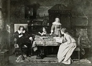 Milton Dictating to His Daughters