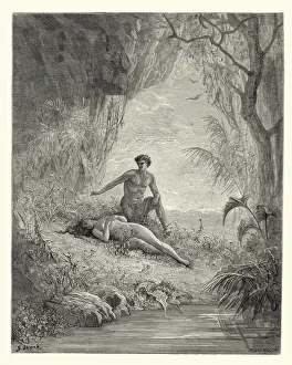 Images Dated 7th May 2017: Miltons Paradise Lost - looks of cordial love