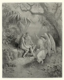 Images Dated 7th May 2017: Miltons Paradise Lost - O Adam, one Almighty