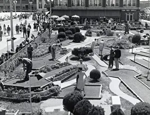 Miniature Prints: Minature Golf Course at Asbury Park