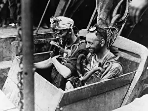 Jackson Prints: Miners with Breathing Equipment