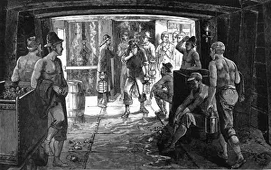 Worker Prints: Miners in Consolidated Virginia Silver Mine