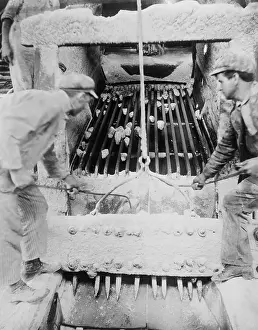 Salt Prints: Miners Crushing Salt