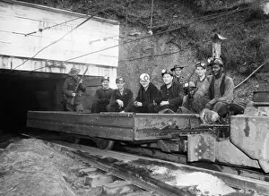 Mine Prints: Miners Going Underground At Totz Mine