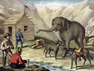 Cabin Prints: Miners 'seeing the elephant