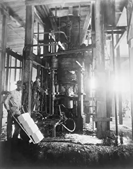 Salt Prints: Miners Working in Salt Mine