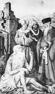 Victim Prints: Miniature Painting of a Pague Sufferer in the Middle Ages
