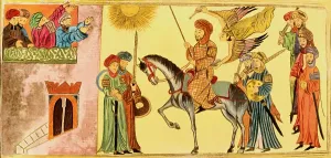 Muslim Prints: Miniature Painting of Prophet Mohammed