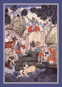 Miniatures Prints: Miniatures from the Razm Namah