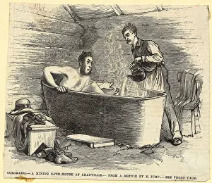 A Mining Bath House at Leadville