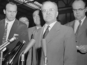 Minister V.M. Molotov Giving a Speech