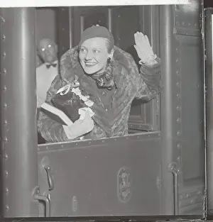 Penn Station: Echoes of Transit: Minna Gombell Waving Through Window