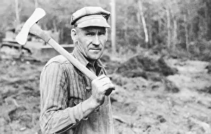 Minnesota Prints: A Minnesota Lumberjack