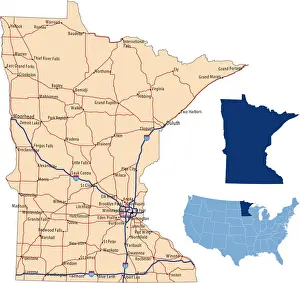 Minnesota road map