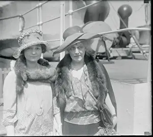 Miriam and Oliver Harriman Aboard Tuscania