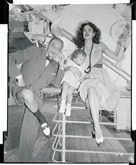 Mischa Auer and His Family
