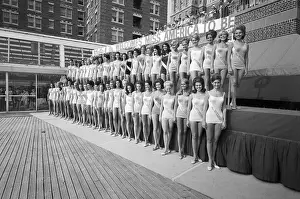 Competitor Prints: Miss America Contestants In Swimsuits