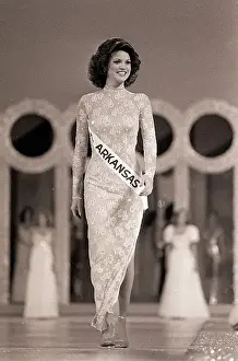 Contestant Prints: Miss Arkansas During Evening Gown Compet