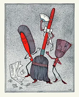 Brush Prints: Miss Broom's Hit
