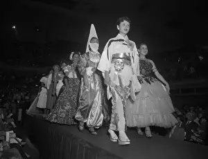 Miss Universe Contestants Modeling Native Costumes