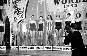 Competitions And Contests Prints: Miss World 1953