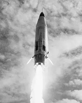 Missile Prints: Missile Atlas Leaves Launch Pad