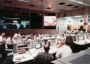 Mission Operations Control Room at NASA